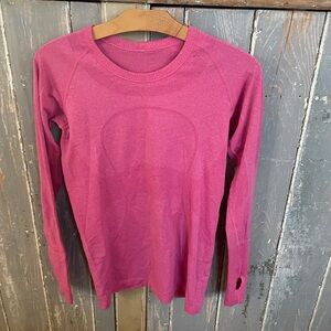 Lululemon Women's Pink Long Sleeve Top